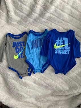 Baby Boy Nike Bodysuits